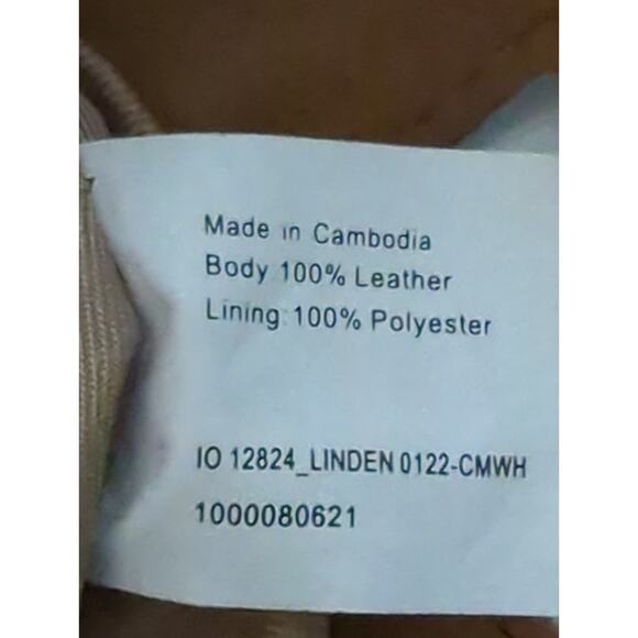 The Sak Teak Vachetta Leather Linden Crossbody Shoulder Handbag 9 x 12 x 1.5 - Picture 8 of 8